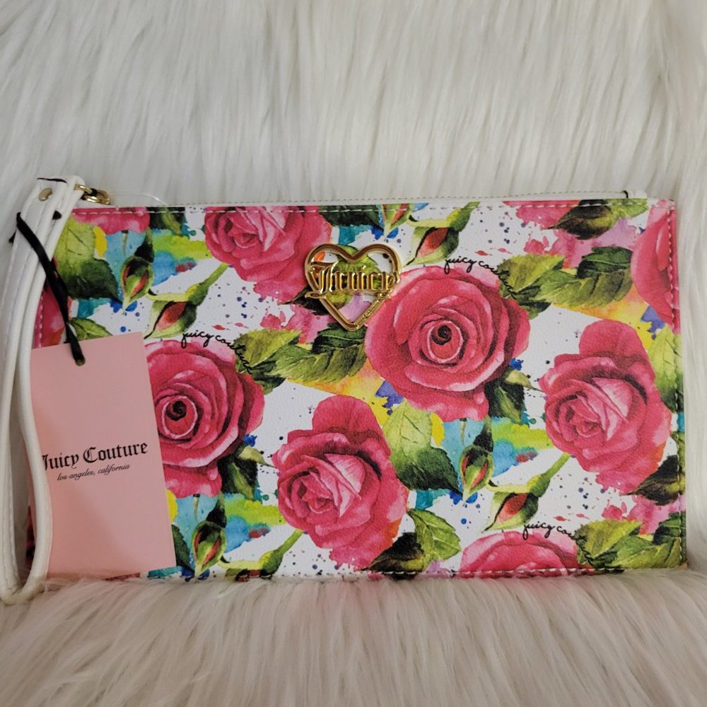 Juicy Couture Floral Wristlet